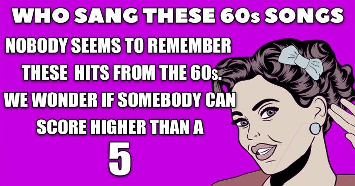 Banner for Who Sang These 60s Songs