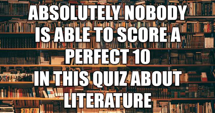 Quiz About Literature