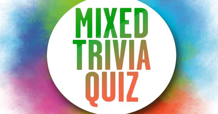 Banner for Mixed Trivia Quiz