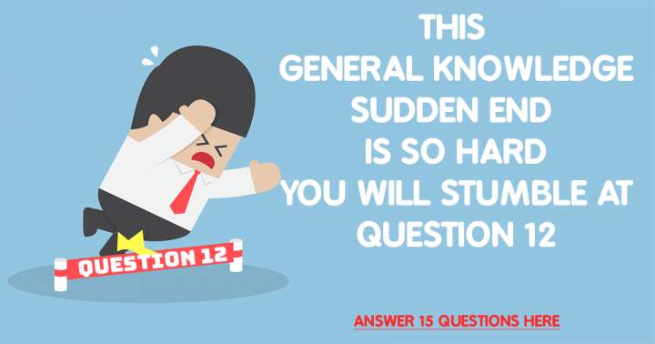 Banner for General Knowledge Sudden End