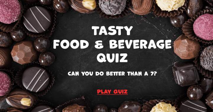 Banner for Tasty Food & Beverage Quiz