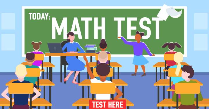 Banner for Math Test