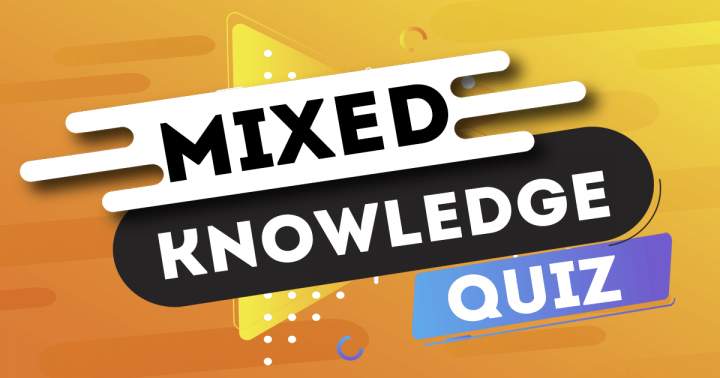 Banner for Mixed Knowledge Quiz