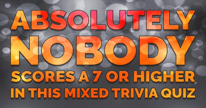 Banner for Mixed Trivia Quiz