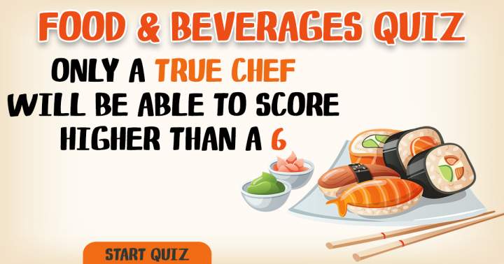 Banner for Fun Quiz About Food & Beverages