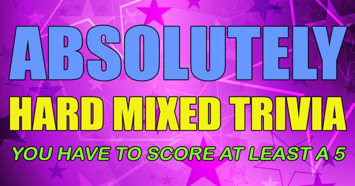 Banner for Hard Mixed Trivia