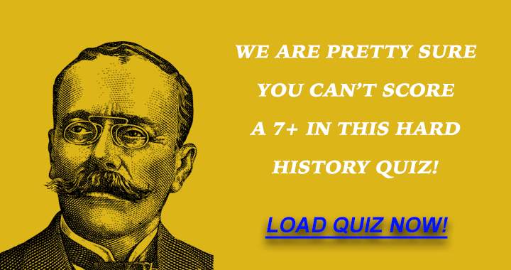 Banner for What's your score in this hard history quiz?