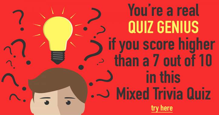 Banner for Mixed Trivia Quiz