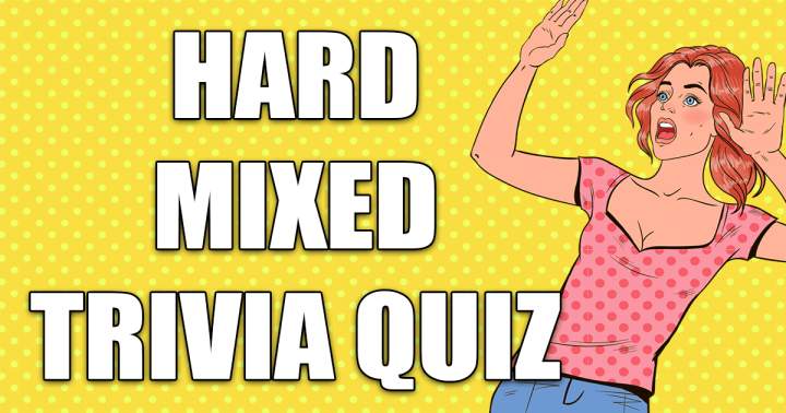 Banner for Hard Mixed Trivia Quiz