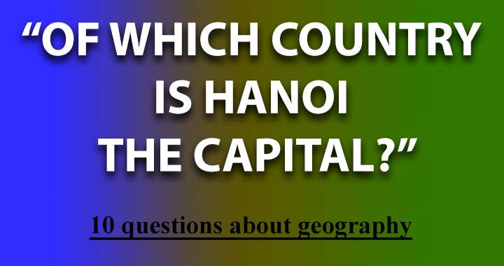 Banner for Can you answer all 10 questions about geography?