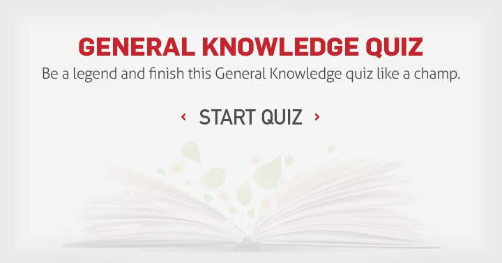 Banner for Finish this general knowledge quiz like a champion