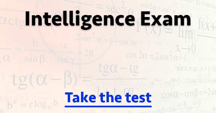 Intelligence Exam