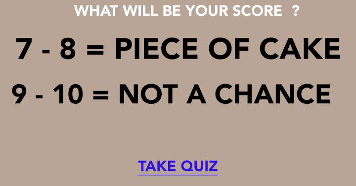 What will be your score?