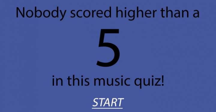 Hard music quiz