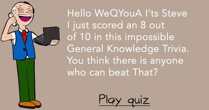 Banner for Are you that person who can beat the score of Steve?