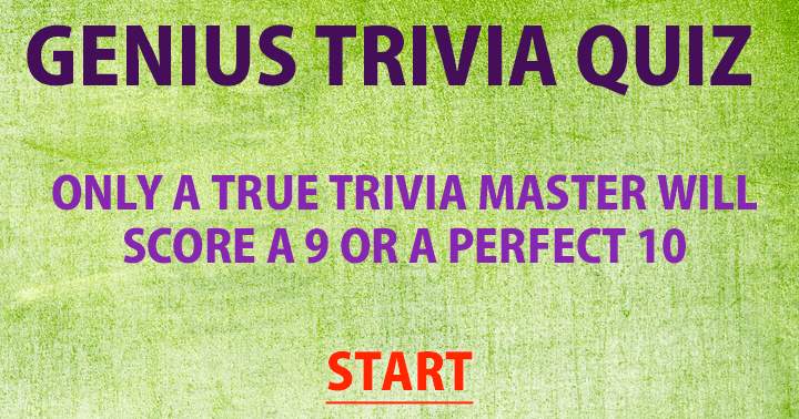 Are you a true trivia master?