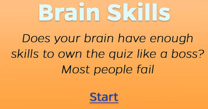 Test your brain skills now