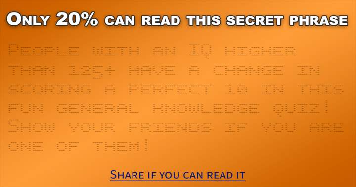 Banner for Are you capable of reading this text?