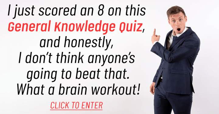 Banner for 10 Questions about General Knowledge